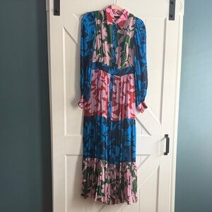 Boden Colorful Floral Maxi Dress